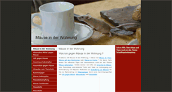 Desktop Screenshot of maeuse-in-der-wohnung.com